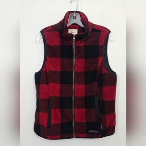 Bass Plaid Fleece Vest